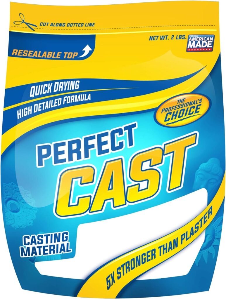 Perfect Cast Cast  Paint Harder Than Plaster Casting Material - 2 Pound